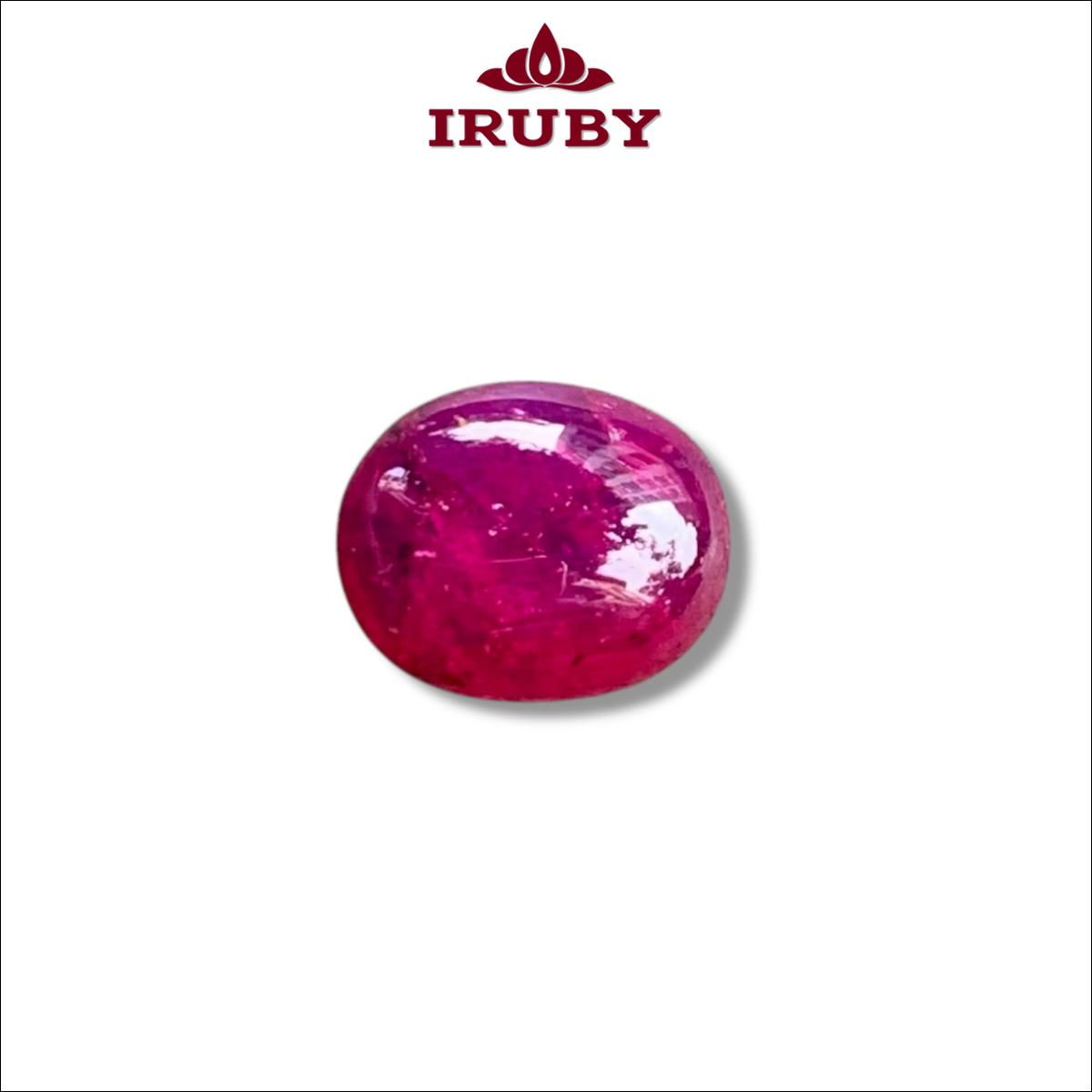 Viên Ruby cabochon đỏ hồng 2,42ct – IRRC19 26610242