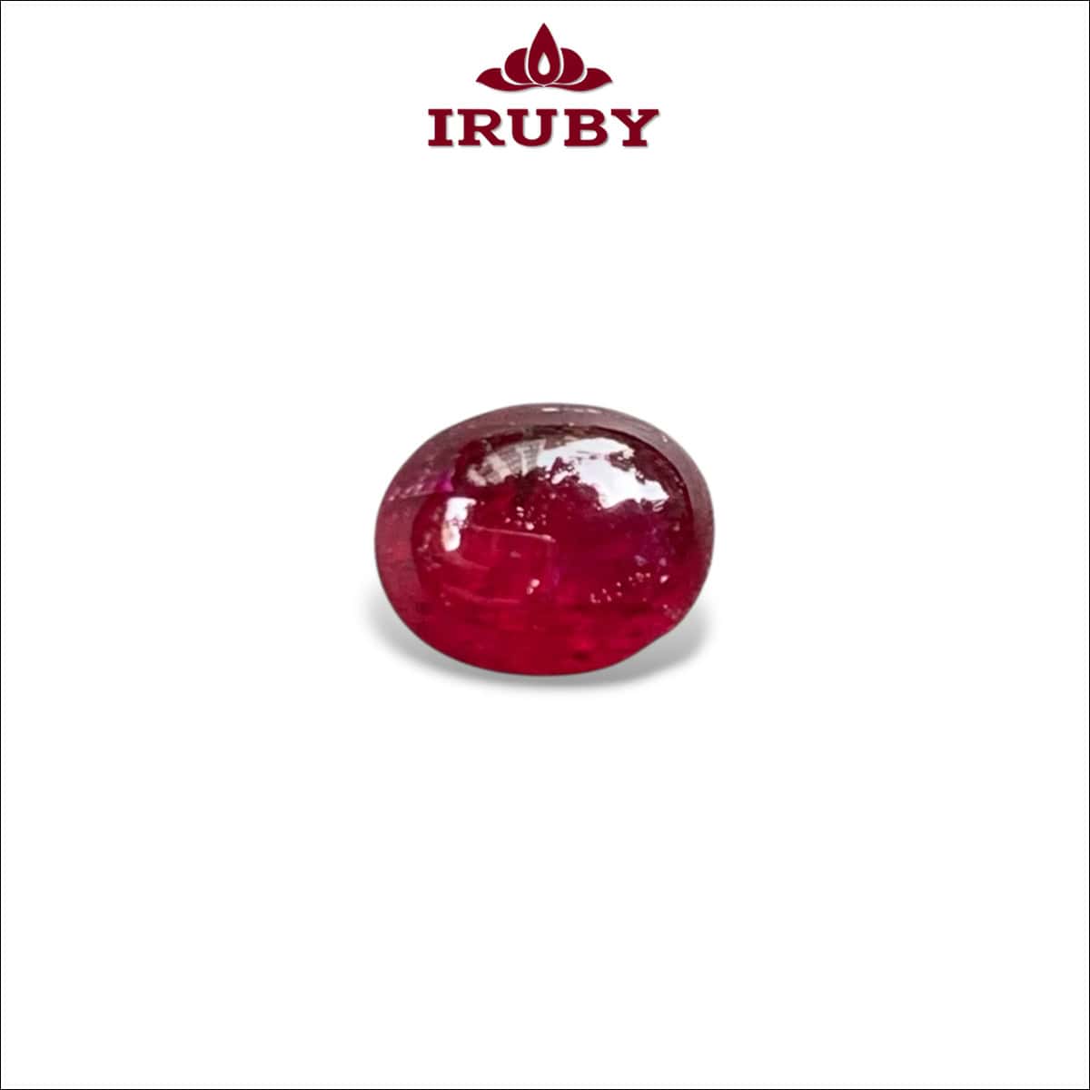 Viên Ruby Cabochon Lục Yên huyết kính tự nhiên 100% 2,18ct – IRRC24 26615218
