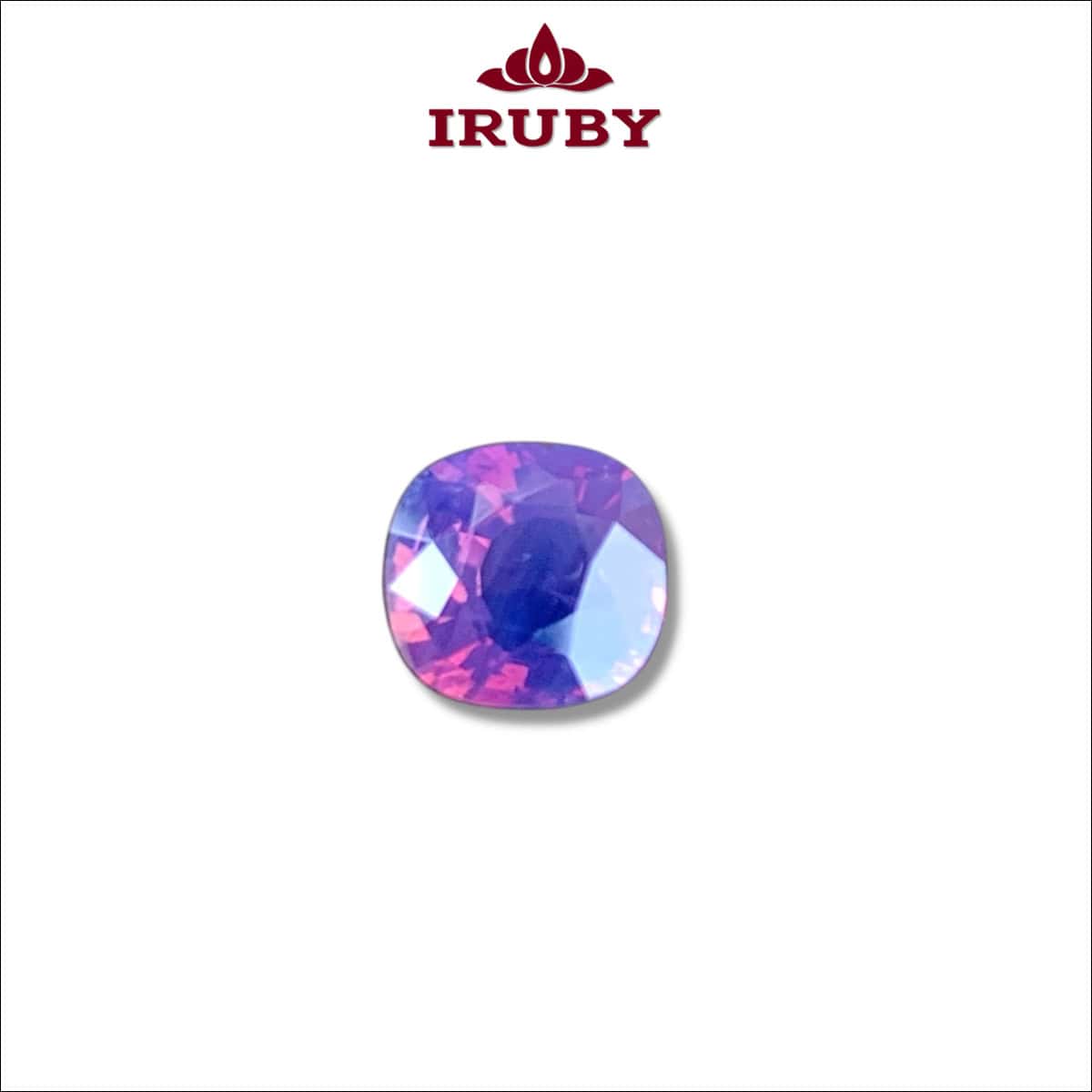Viên Sapphire cháo đồng tím xanh tự nhiên 100% 1,23ct – IRDI15 2668123
