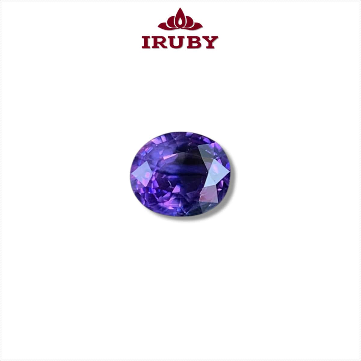 Viên Sapphire tím milky sapphire tự nhiên 100% 2,17ct – IRDI22 26611217