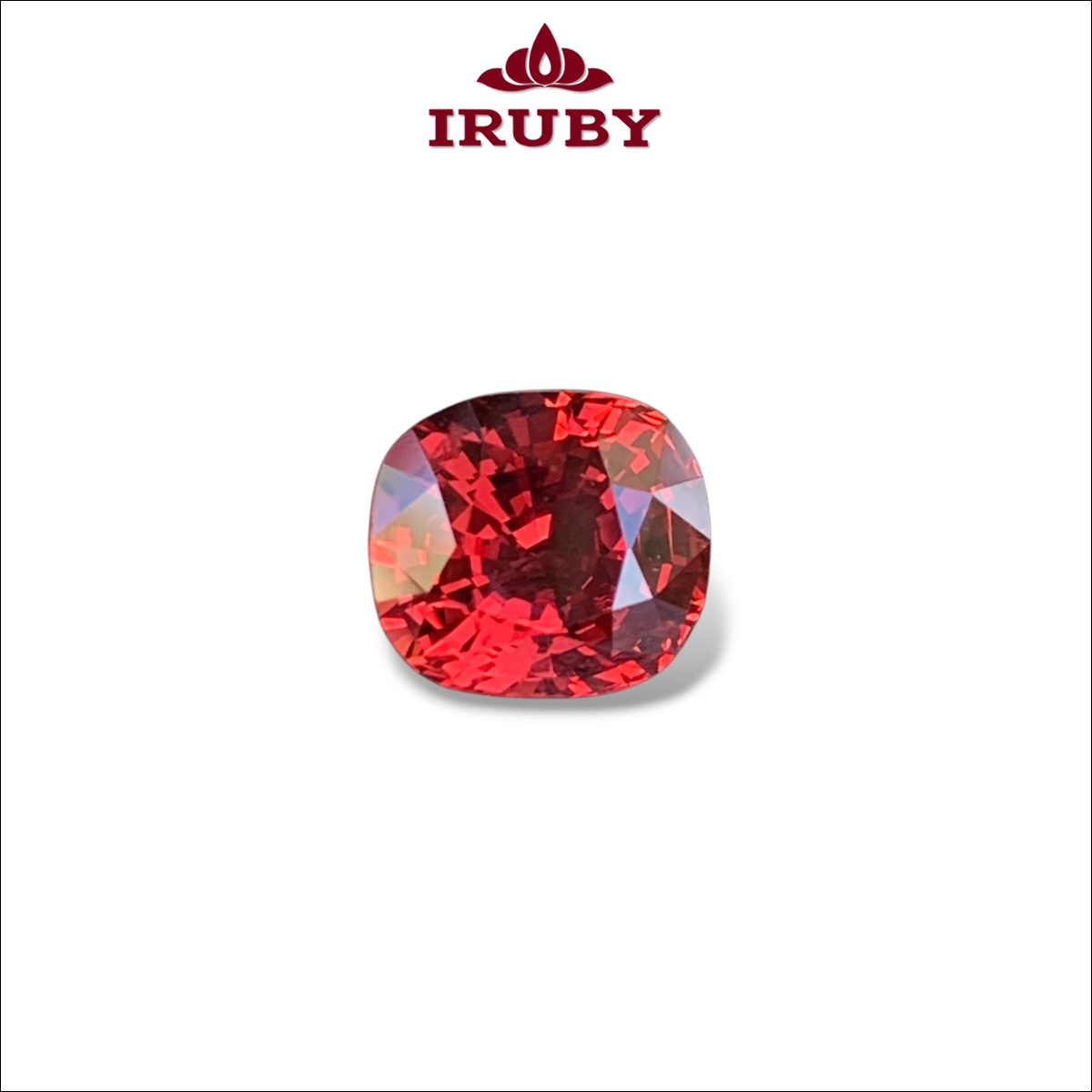 Viên Spinel đỏ cam tự nhiên 100% 3,53ct – IRTA105 26680353