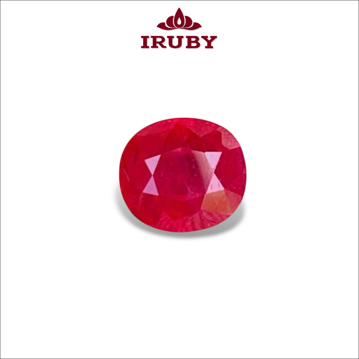 Viên Ruby facet lục yên tự nhiên 100% 2,13ct – IRRF136 26770213