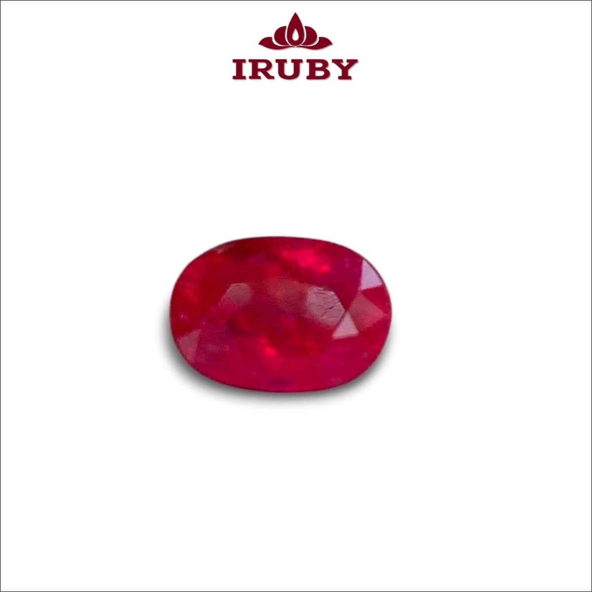 Viên Ruby facet đỏ huyết Lục Yên tự nhiên 100% 2,59ct – IRRF195 267110259