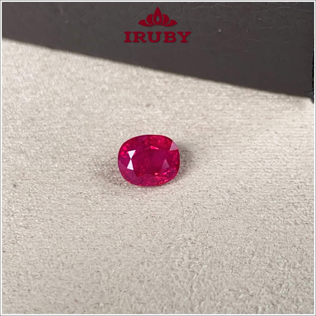 Viên Ruby facet đỏ tươi Lục Yên tự nhiên 100% 1,86ct - IRRF180 266140186 ảnh 4