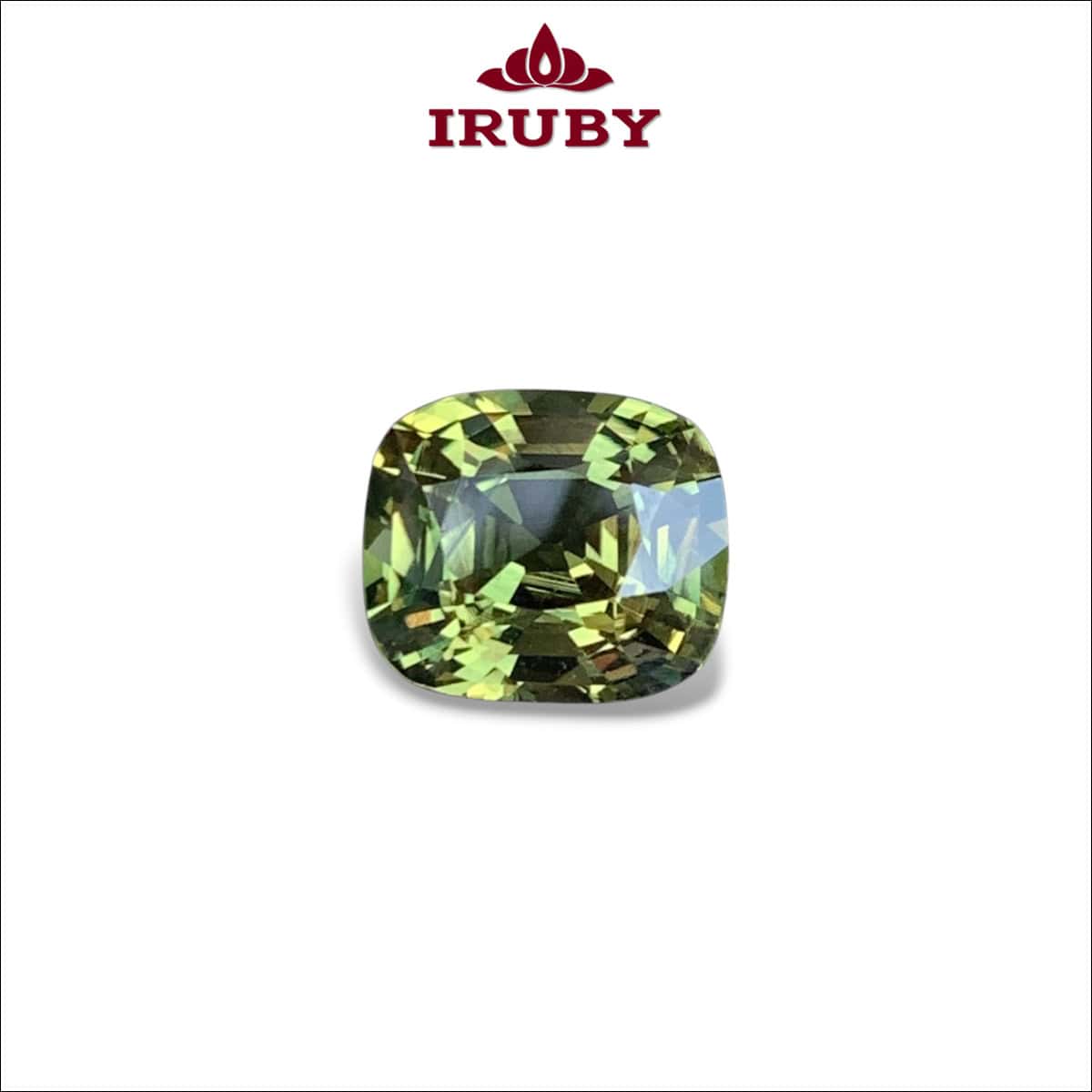 Viên Sapphire lục vàng tự nhiên 100% 3,96ct – IRNO55 26735396