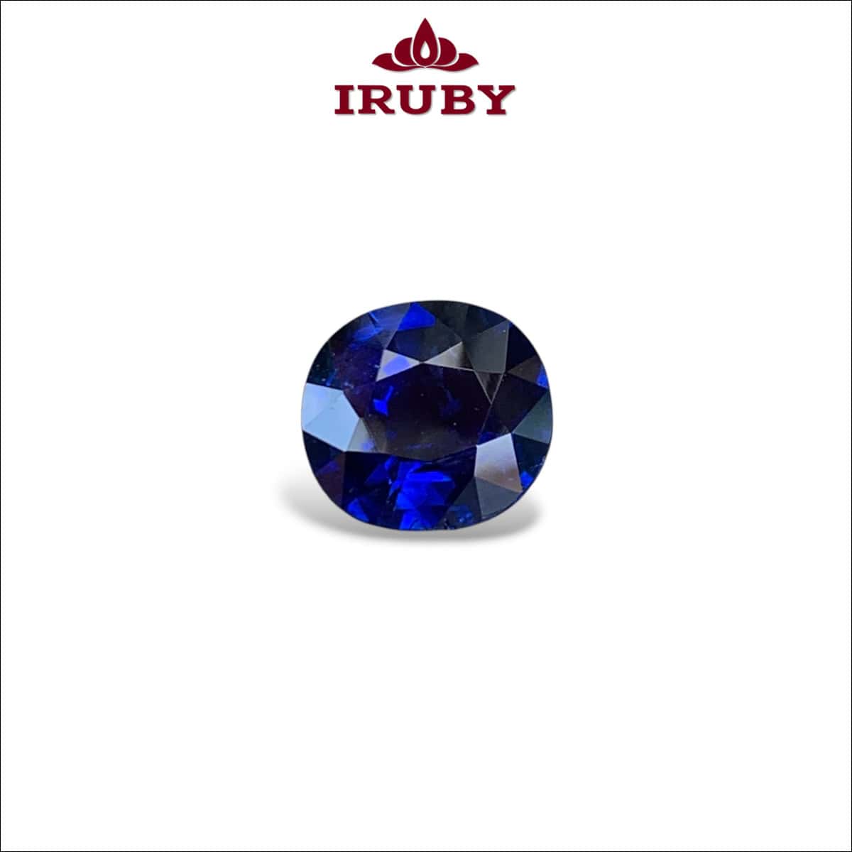 Viên Sapphire xanh lam hoàng gia Lục Yên tự nhiên 100% 2,47ct - IRHI95 26775247