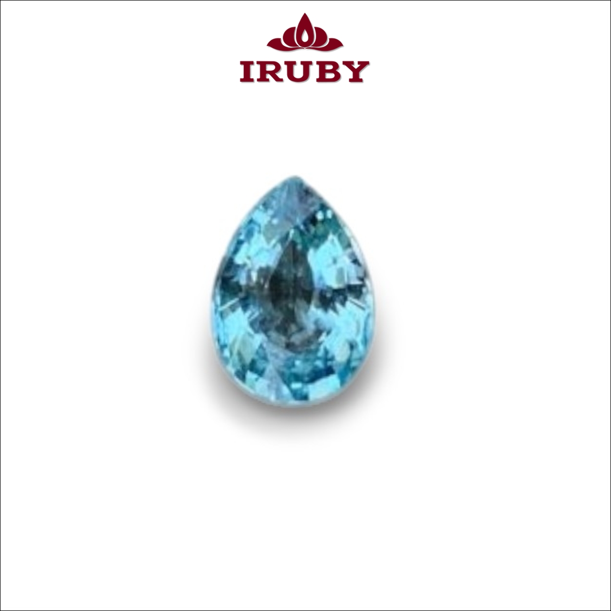Viên Aquamarine xanh biển hình giọt nước 1,92ct – IRQA96 268829192