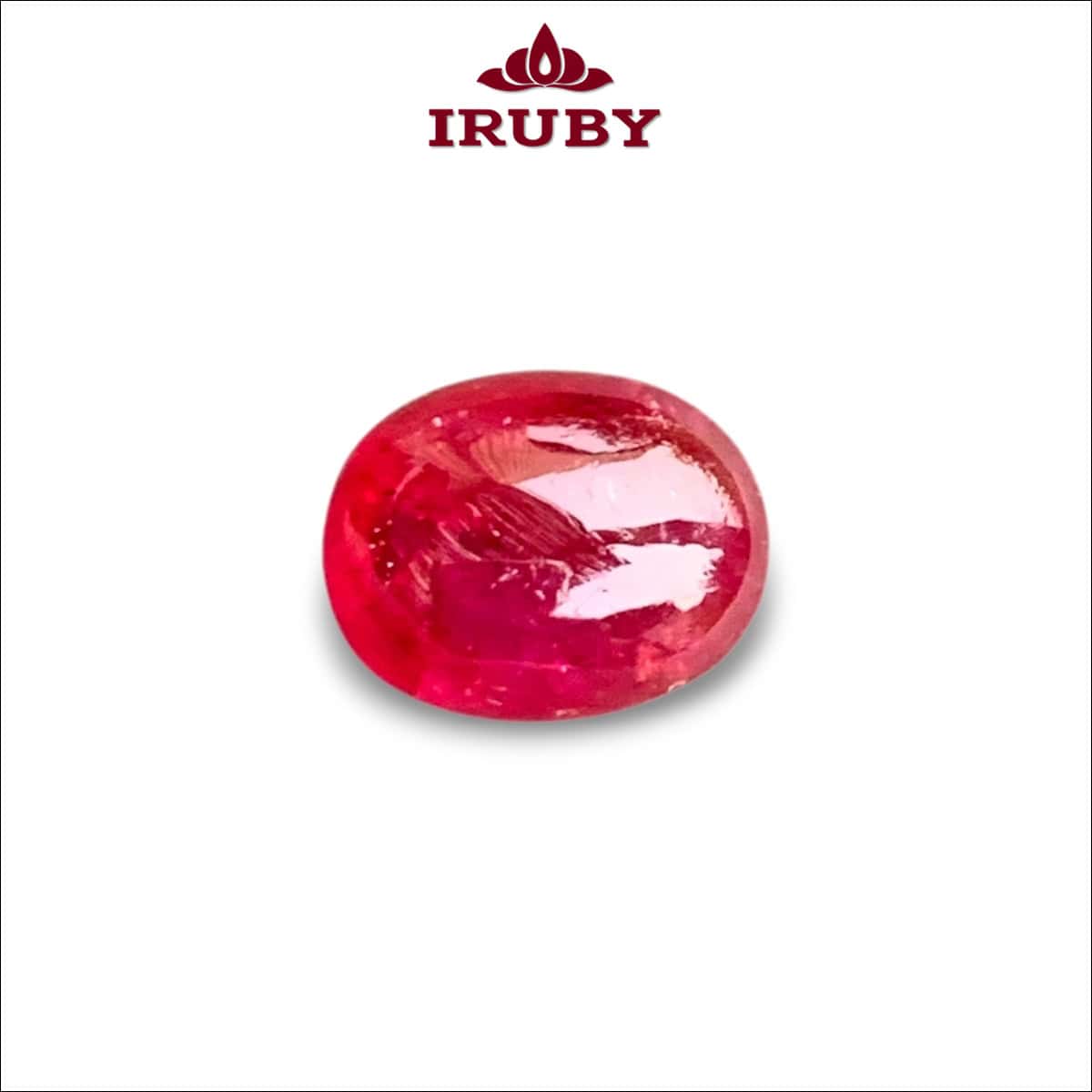 Viên Ruby cabochon Lục Yên huyết kính tự nhiên nguyên bản 4,28ct – IRRC39 268818428