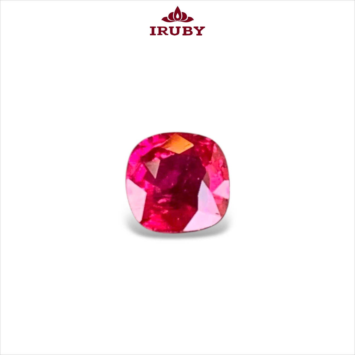 Đá ruby facet đỏ huyết Lục Yên tự nhiên 100% 0,49ct – IRRF23 26911049