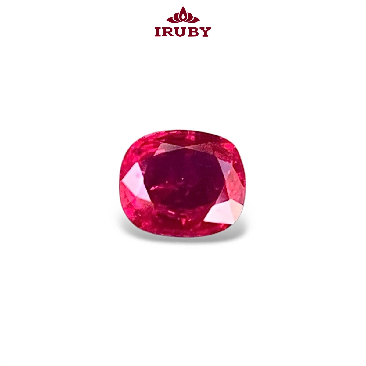 Đá ruby facet đỏ huyết Lục Yên tự nhiên 100% 0,58ct – IRRF25 26912058