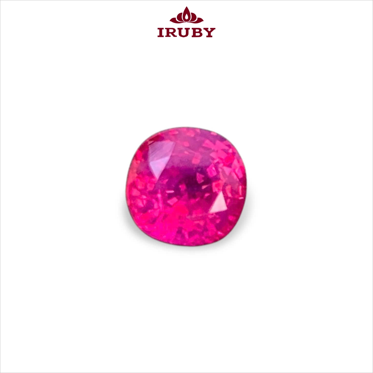 Viên Ruby cháo đồng đỏ tự nhiên nguyên bản 100% 1,17ct – IRRF80 26950117