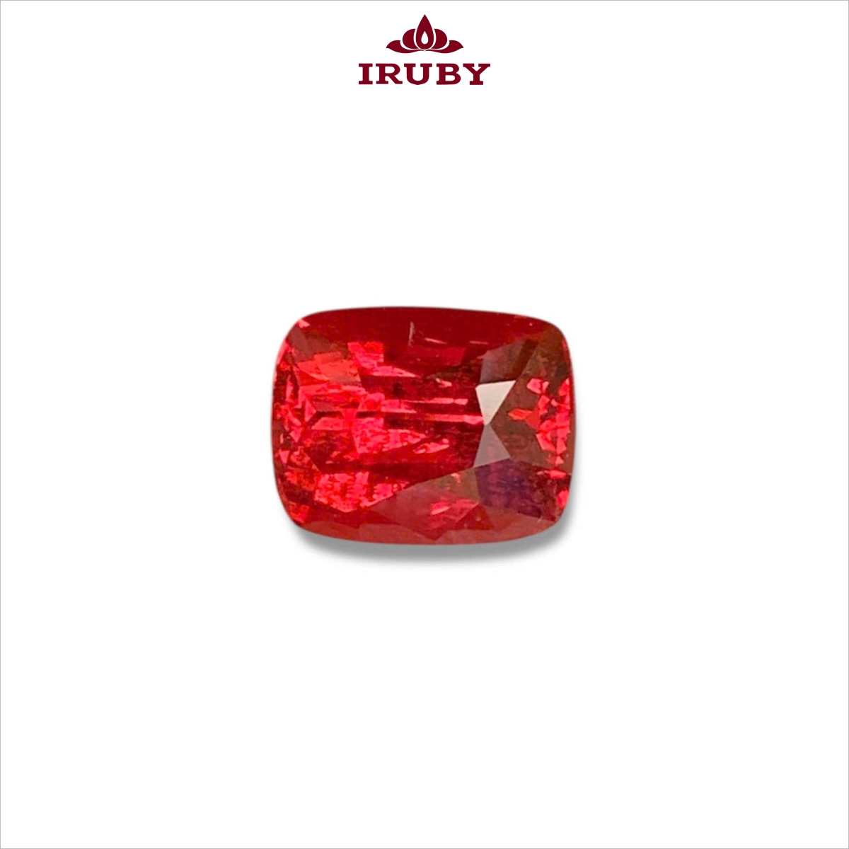 Viên spinel đỏ tự nhiên 100% 3,1ct IRTU180 26915031