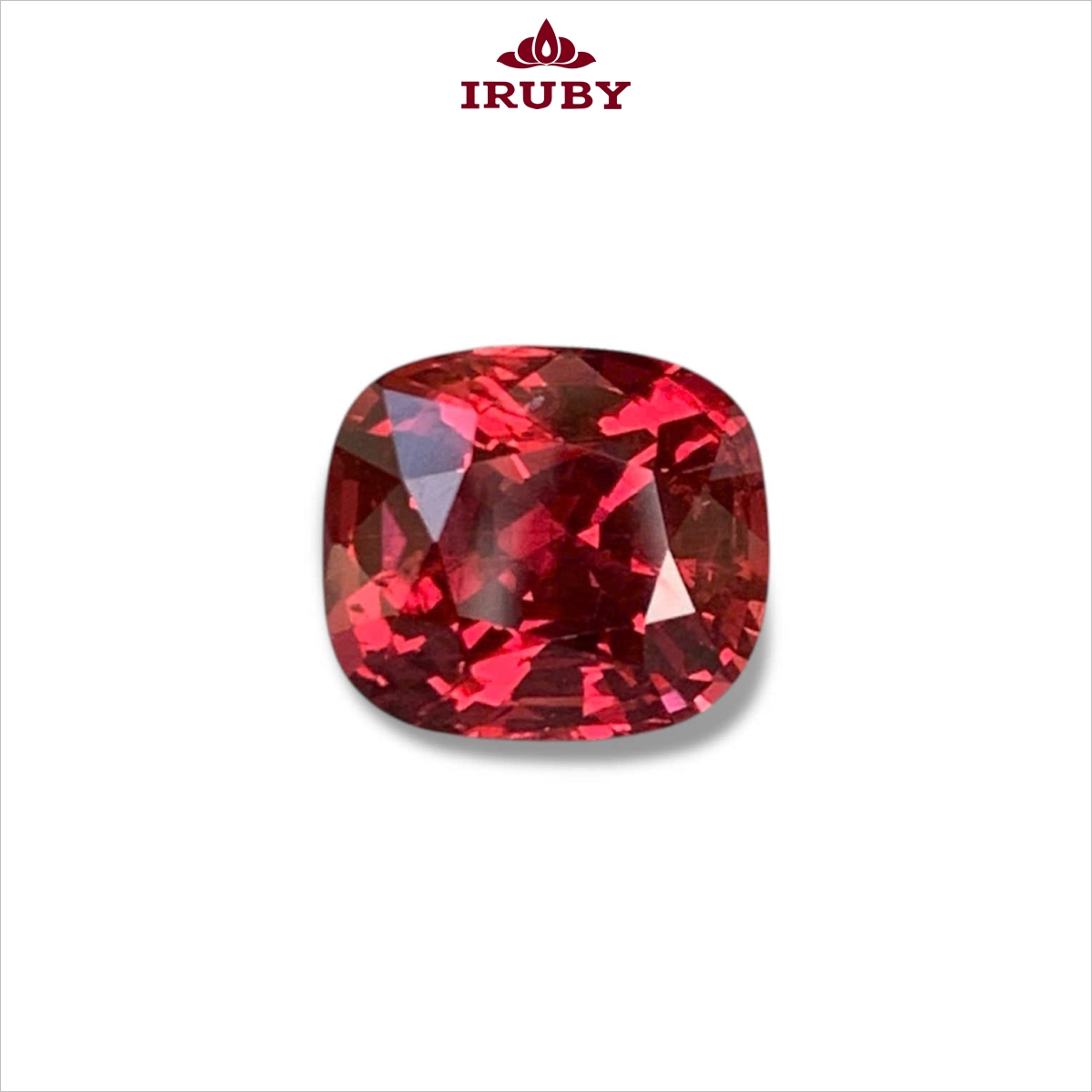 Viên spinel đỏ tự nhiên 100% 3,41ct IRTA105 26965341