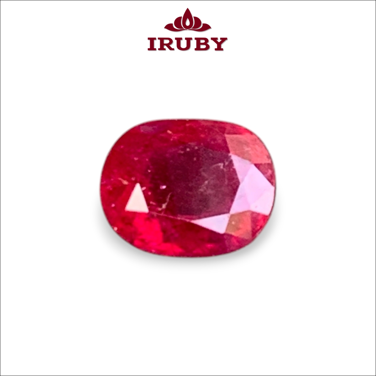 Đá Ruby đỏ huyết Lục Yên tự nhiên nguyên bản 0,715ct – IRRF18 2610100715