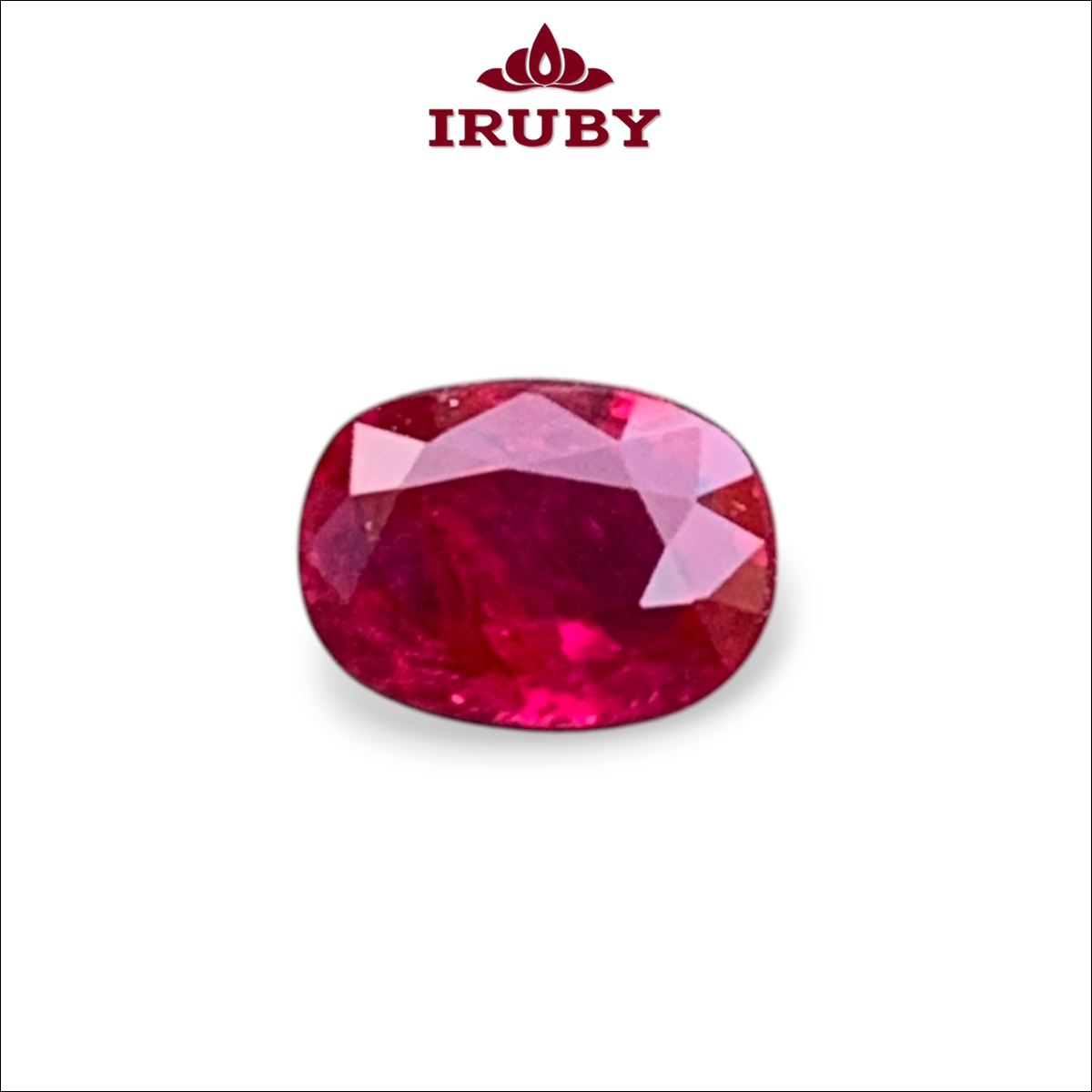 Đá Ruby đỏ Lục Yên tự nhiên nguyên bản 0,74ct – IRRF32 261016074